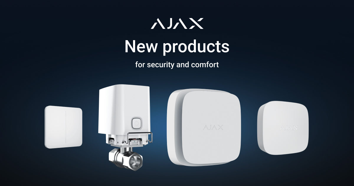 Ajax Systems ha presentado dispositivos confort, nuevo diseño de app y detectores de incendio
