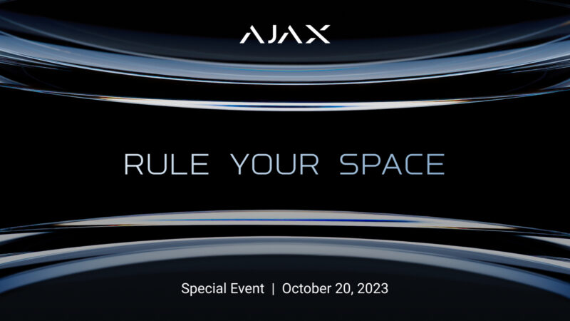 Prepare-se para as Próximas Grandes Coisas em Segurança – O Ajax Special Event: Domina o teu espaço chega no dia 20 de outubro